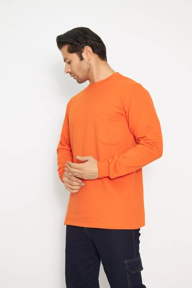 Sıfır Yaka Sweat %100 Pamuk - 3