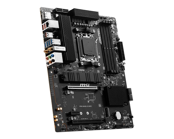 MSI PRO B650-S WIFI DDR5 7200(OC)MHz HDMI DP M.2 ATX AM5 - 4