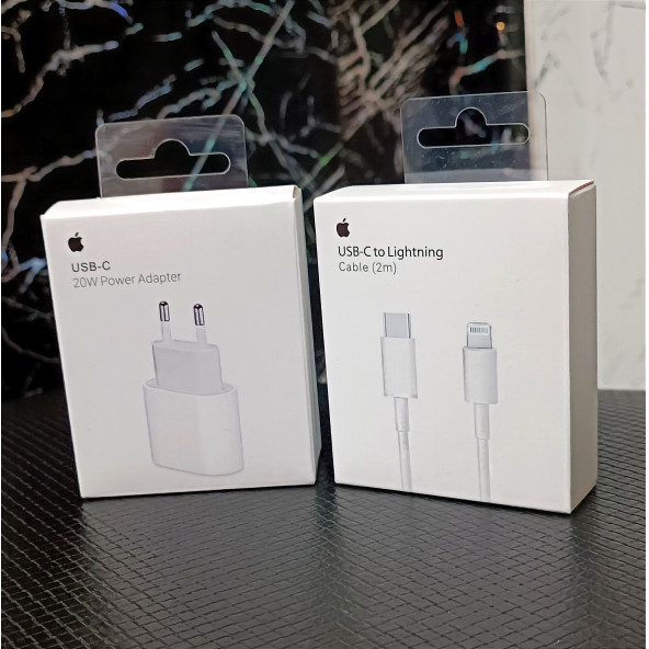 Apple iPhone 20W Adaptör ve 2 Metre Type-C Kablo Set