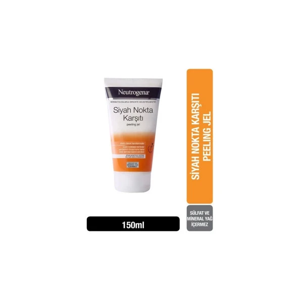 Neutrogena Siyah Nokta Karşıtı Peeling Jel 150 ml