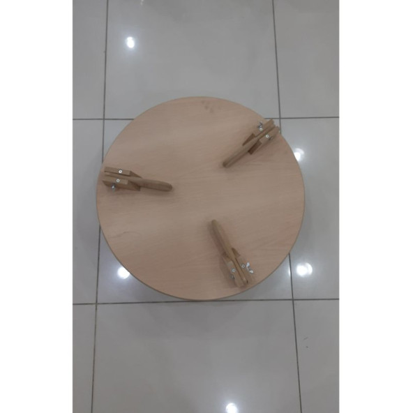 Ekmek Açma Tahtası Hamur Açma Tahtası Yer Sofrası 60 Cm - 2