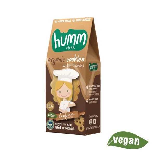 Humm Organik Tahinli ve Pekmezli Vegan Kurabiye 55 Gr