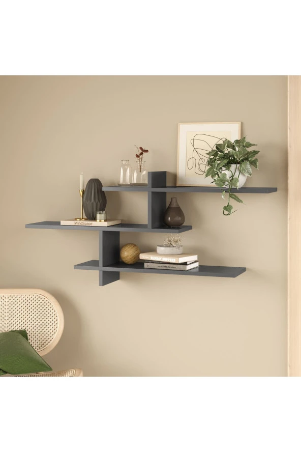 AYZ Genoa Modern Duvar Rafı - Ikili - 10