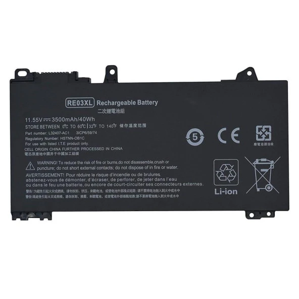 HP ProBook 450 G6 (6MQ74EA) Notebook Bataryası, Laptop Pili