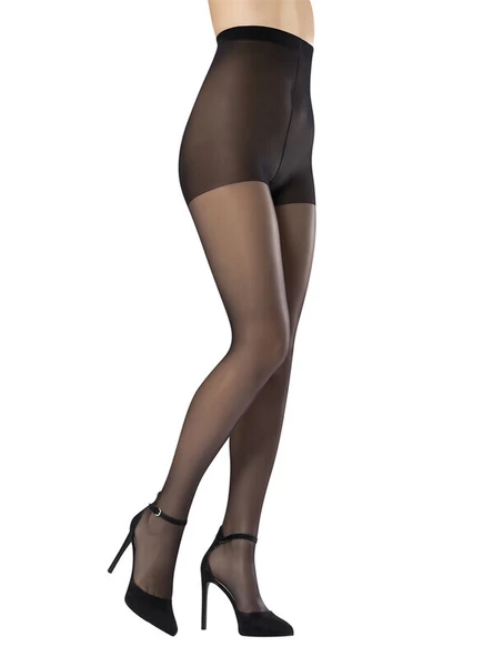 Siyah Mat Külotlu Çorap - Resim 2