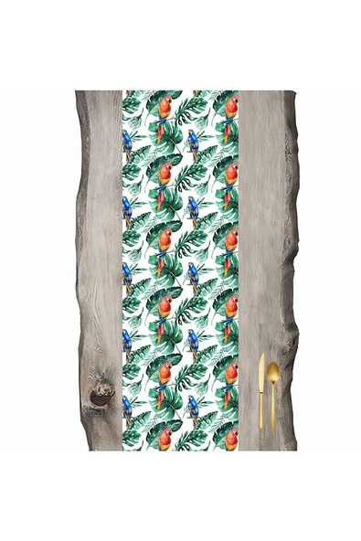 Papağanlar Özel Desen Ranır - Runner ürün görseli 1