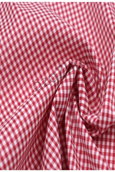 Ekose  Muslin Pamuklu Kumaş ( Kul. Alanları :elbise ,etekvb. ) - 5