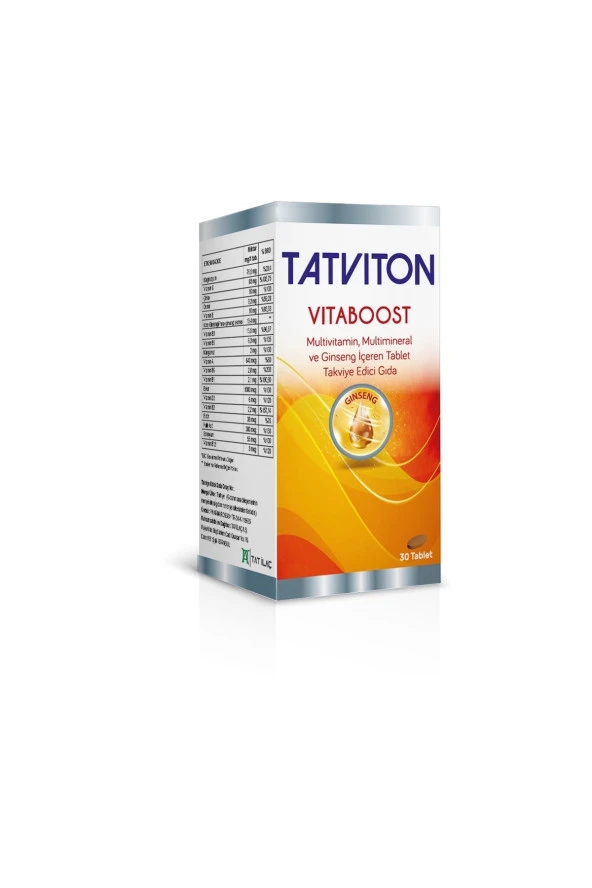 TATVİTON Vitaboost Multivitamin 30 Kapsul