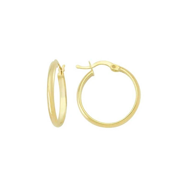 Sade Altın Halka Küpe 14 Ayar ürün görseli