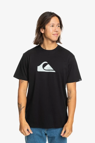 Quiksilver Comp Logo Ss Erkek Siyah T-Shirt EQYZT07658-10010