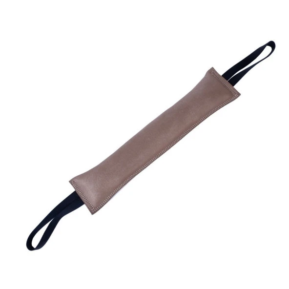 Doggie Süet Deri Köpek Isırma Yastığı Bej 8x45 Cm - 1