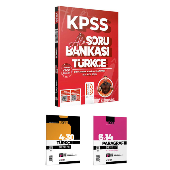 2024 Benim Hocam KPSS Ala Türkçe Soru Bankası Kadir Gümüş + Marka Yayınları Deneme