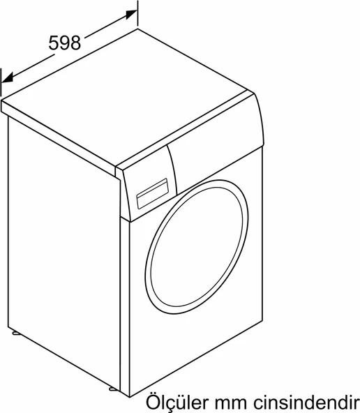 Bosch WGA142X1TR 9 kg 1200 Devir Çamaşır Makinesi - 3