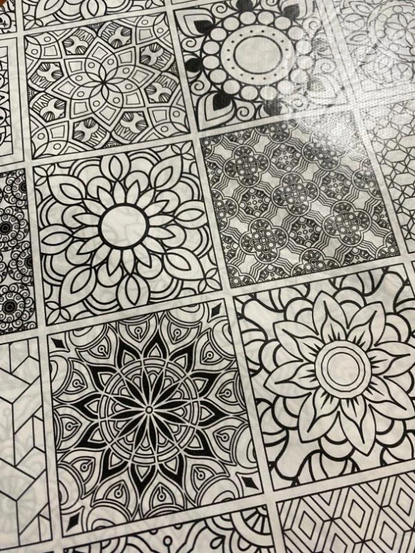 MUŞAMBA ASTARLI MASA ÖRTÜSÜ 110*140 - Resim 2