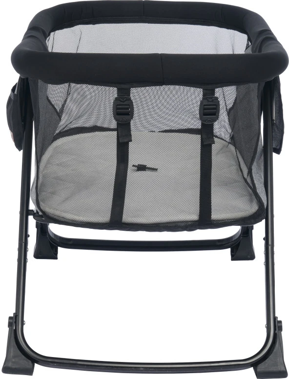 Joell Alüminyum Katlanır Anne Yanı Beşik Siyah-Gri - Resim 7