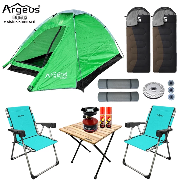 Outdoor Argeus Prime 2 Kişilik Kamp Çadır Seti