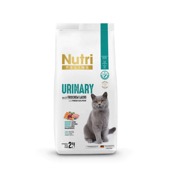 Nutri Feline Urinary Düşük Tahıllı Glutensiz Hasas İdrar Sistemine Sahip Kediler için Mama 1 Kg. Açık Paket