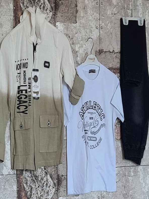 Tombiş tombiş 3'LÜ ERKEK ALT -ÜST TAKIM ELBİSESİ