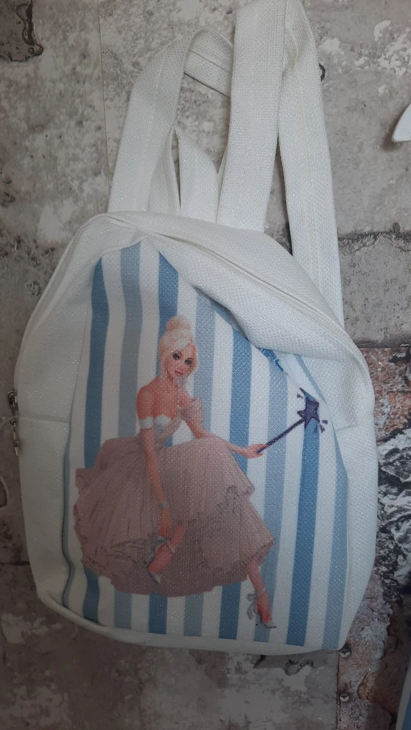 Pampal princess askılı elbise ACIK MAVİ - 3