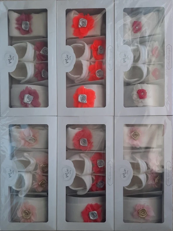 Minisan Bebek Üçlü Patik Takım