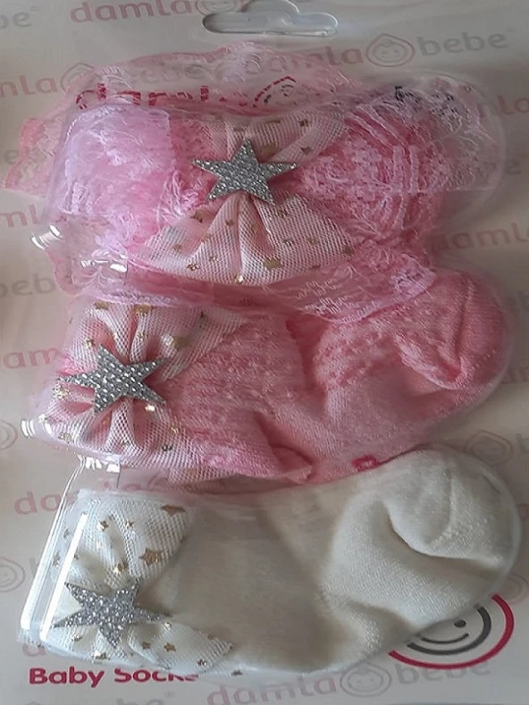Damla KIZ BEBEK ÇORAPLARI - 3