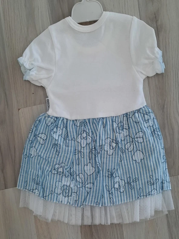 ÖZCAN Taş Baskılı Çicekli Elbise - 3