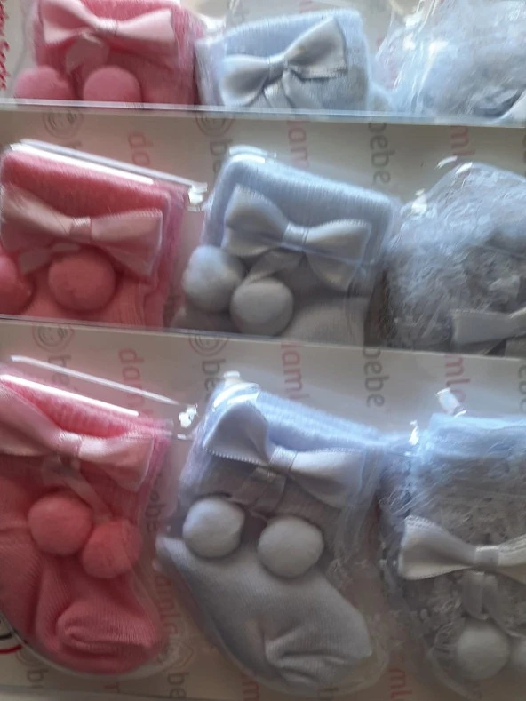 Damla KIZ BEBEK ÇORAPLARI - 5