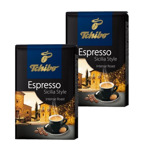 Tchibo Espresso Sicilia Style Öğütülmüş Filtre Kahve 250 Gr -2 Adet-