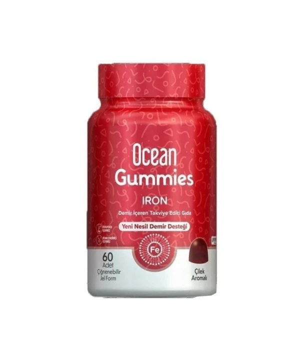 Ocean Gummies Iron 60 Jel Form