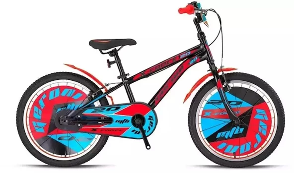 KRON X-FORCE 16 JANT MTB - 10' - Vitessiz - V.B. - Siyah-Kırmızı/Mavi ürün görseli