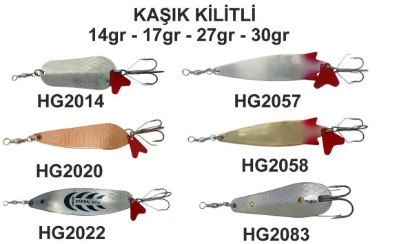 Effe Dişli Avcı Balık Kilitli Kaşık Döner Meps 17 Gr - 1