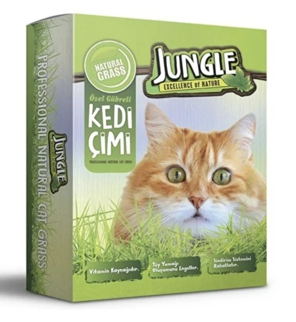 Jungle Kedi Çimi Seti