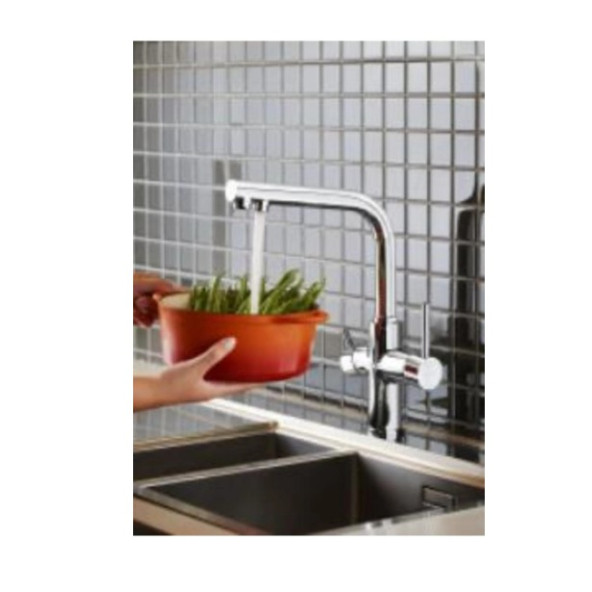 Artema Split A42144 Dual-flow Eviye Mutfak Bataryası, Krom - 3
