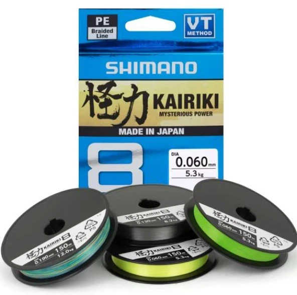 Shimano Kairiki 8 300m Yellow 0.215mm - Resim 2