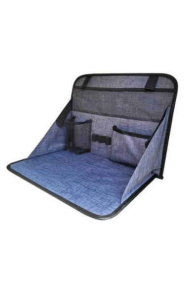 RevuBaby Araba  Koltuk Arkası Eşya Düzenleyici Organizatör Katlanır Ve Masa Olma Özelliği Araç içi Organizer - 3