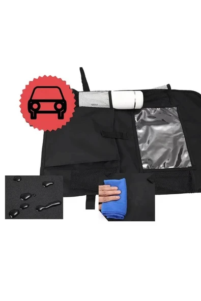 RevuBaby Araç Koltuk Arkası Organizer Tablet Telefon Tutucu Araba Içi Düzenleyici Oto Koltuk Tutucu - 6