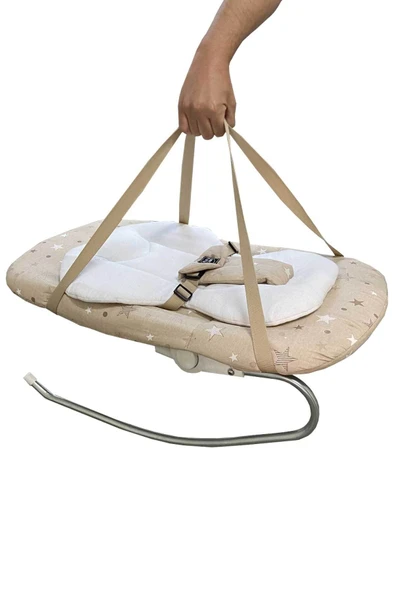 RevuBaby Mery Sallanır Ana Kucağı, Ev Tipi Ana Dizi Bebek Salıncağı Kolik Bebek Anne Kucağı - 6