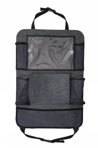RevuBaby Araba Koltuk Arkası Keçe Organizer Tablet Tutucu Araç Düzenleme Araç Içi Organizer ipad cepli