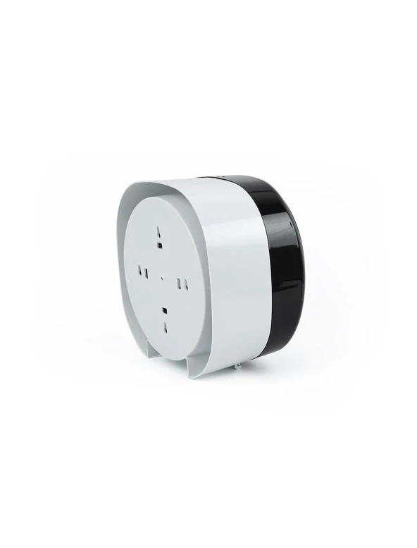 A Form KTA 108 Küçük İçten Çekme Cimri Tuvalet Kağıt Dispenseri Aparatı - Şeffaf Mavi - Plastik - Resim 4