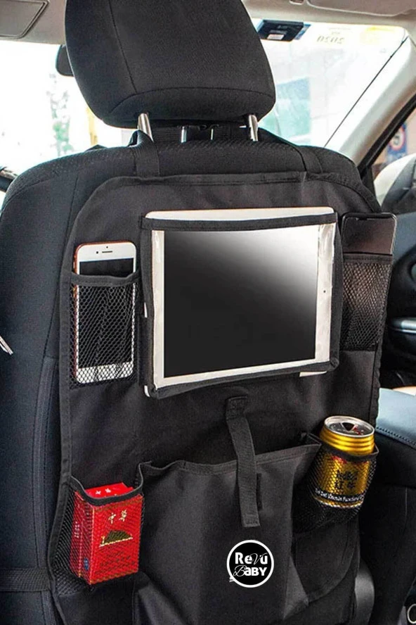 RevuBaby Araç Koltuk Arkası Organizer Tablet Telefon Tutucu Araba Içi Düzenleyici Oto Koltuk Tutucu - 2