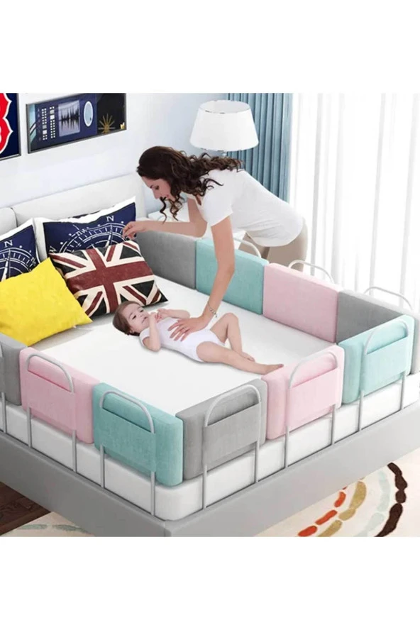 RevuBaby 250 cm Serenty Plus Yatak Bariyeri Bebek Ve Çocuk Korkuluğu Güvenlik Bariyeri