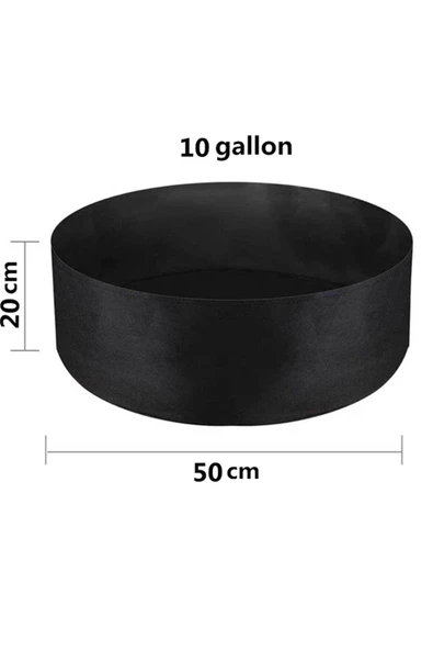 RevuBaby Keçe Sebze Bitki Yetiştime Saksısı Bitki Yetiştirme sepeti 20x50 - 3