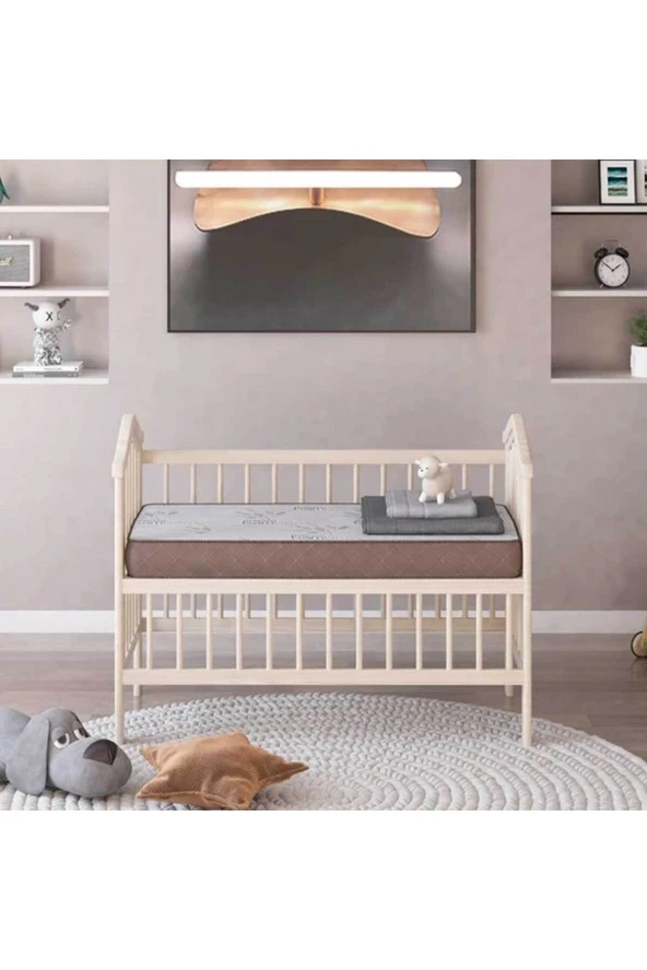 RevuBaby Dream Ortopedik Bamboo Bebek & Çocuk Yatak 10 Cm Kalınlık Bebek Yatağı - Resim 2