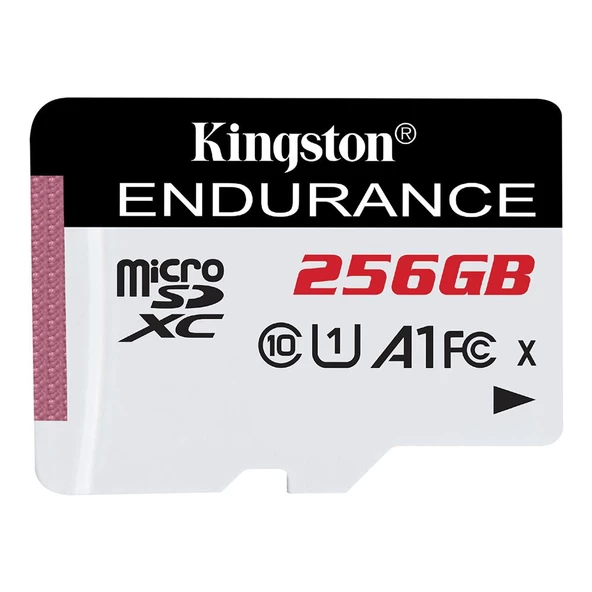 Kingston SDCE-256GB 256GB microSDXC Endurance 95R-45W C10 A1 UHS-I Card Only Hafıza Kartı