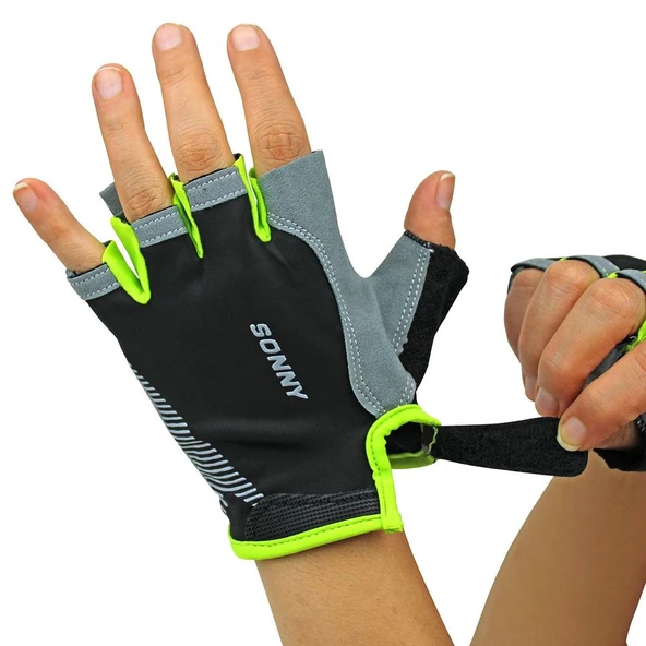 Sonny Tam Kesik Spin Eldiveni Yeşil - 2