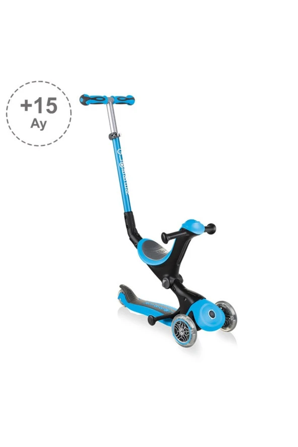 Globber Go Up Deluxe Scooter - Mavi