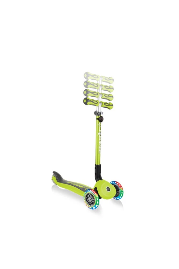 Globber Go Up Deluxe Işıklı Scooter - Yeşil - 5