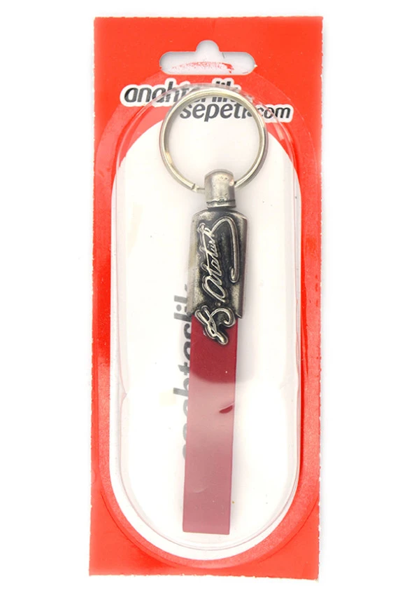 Yakut Seri Atatürk İmza Anahtarlık - Kırmızı - 6