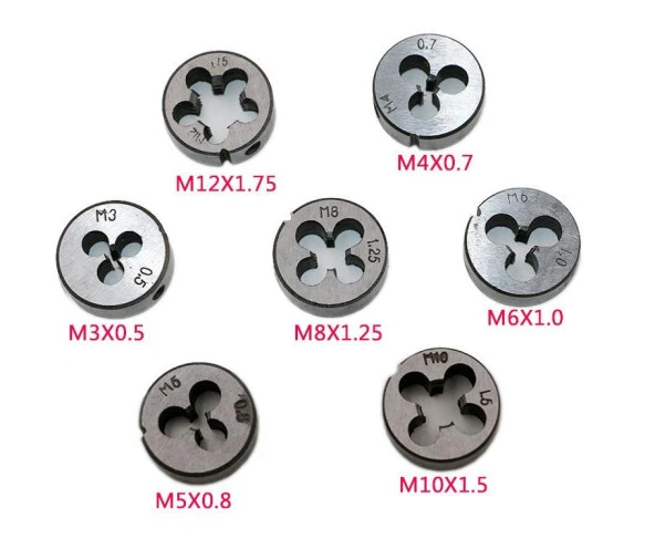 Valkyrie 8 Parça Pafta Seti ve Kolu M3 M4 M5 M6 M8 M10 M12 - 3