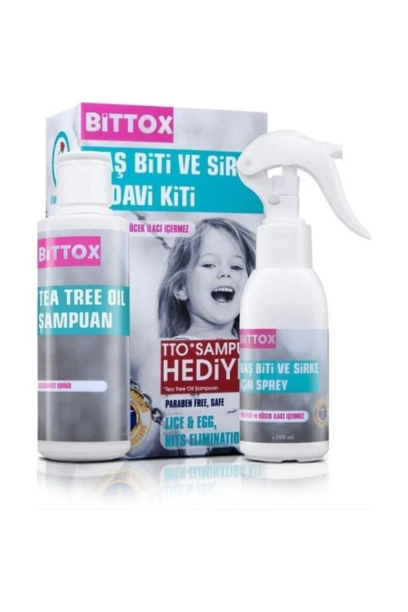 Bittox Baş Bit Ve Sirke Spreyi Tto Şampuan 100ml Bit Tarağı